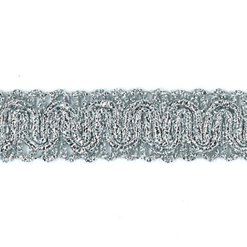 76343 Braid 15mm Metallic Silver
