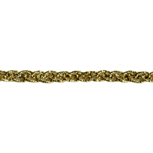 76369 Braid 7mm Gold Lurex