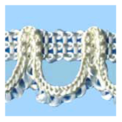 76391 Braid Looped 15mm Cream