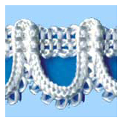 76392 Braid Looped 15mm White