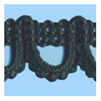 76398 Braid Looped 15mm Black