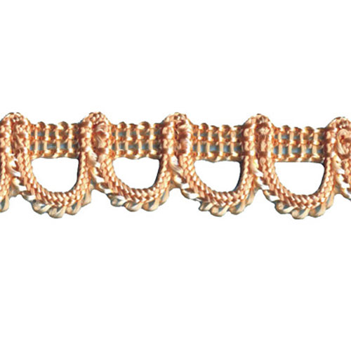 76399 Braid Looped 15mm Peach