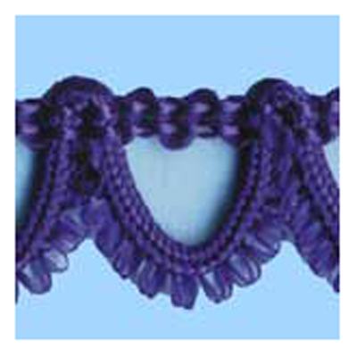 76406 Braid Looped 15mm Purple
