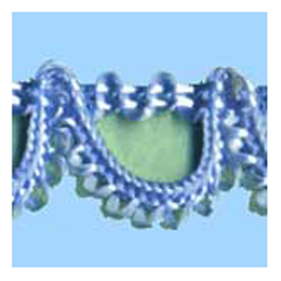 76415 Braid Looped 15mm Blue