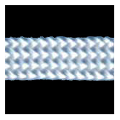 76421 Braid Flat 4mm White
