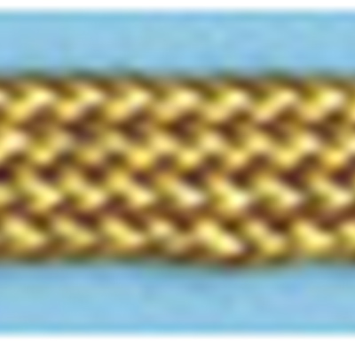76439 Braid Flat 4mm Old Gold