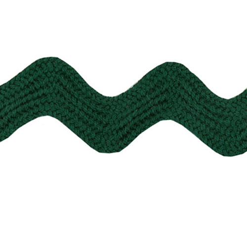76492 Braid Ric Rac 30mm Hunter Green