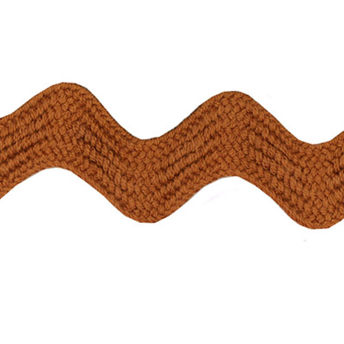76493 Braid Ric Rac 30mm Bronze