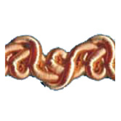 76523 Braid Crochet 10mm Peach