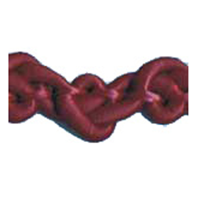 76529 Braid Crochet 10mm Burgundy