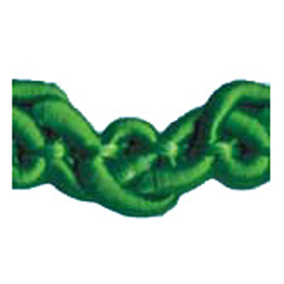 76537 Braid Crochet 10mm Emerald