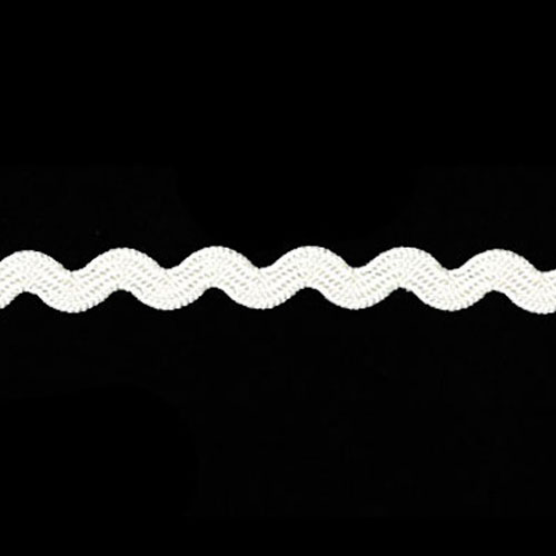 76545 Braid Ric Rac 4mm Cream