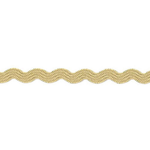 76550 Braid Ric Rac 4mm Harvest Gold