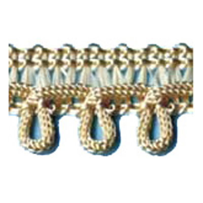 76571 Braid Looped Edge 18mm French Cream