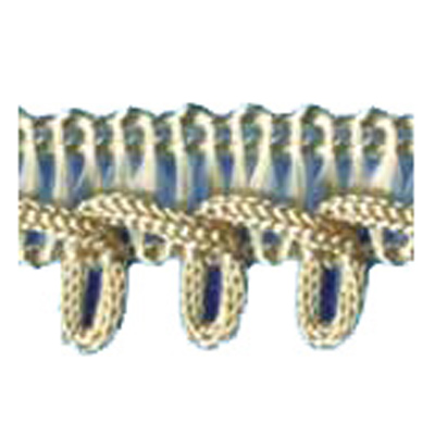 76572 Braid Looped Edge 18mm Wheat