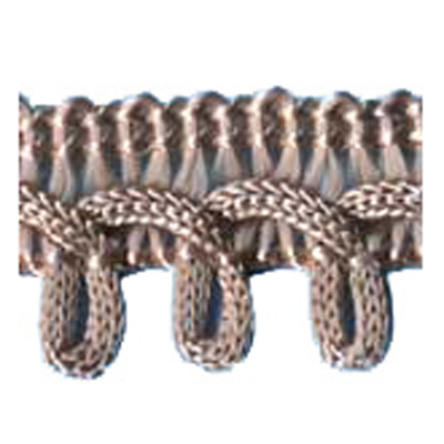76577 Braid Looped Edge 18mm Mushroom