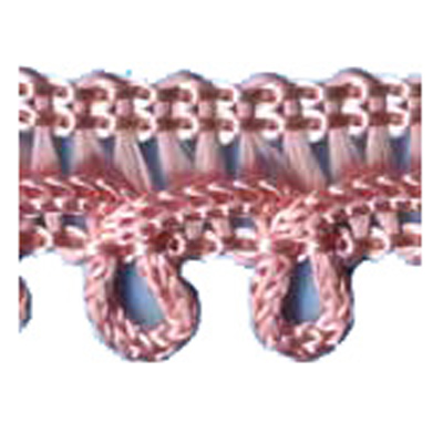 76579 Braid Looped Edge 18mm Pink