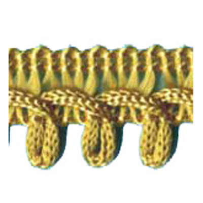 76586 Braid Looped Edge 18mm Harvest Gold