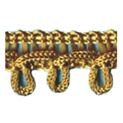 76587 Braid Looped Edge 18mm Old Gold