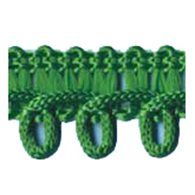 76590 Braid Looped Edge 18mm Emerald