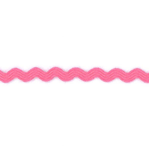 76610 Braid Ric Rac 4mm Lolly Pink