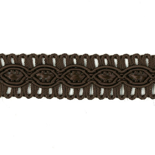 76627 Braid Gimp 20mm Brown