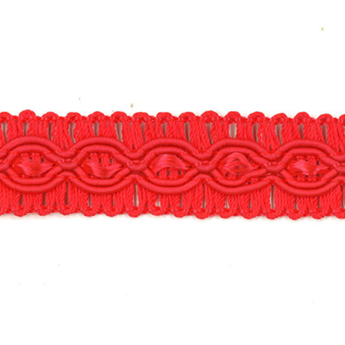 76633 Braid Gimp 20mm Atom Red