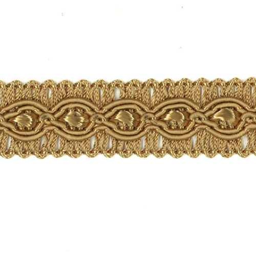 76640 Braid Gimp 20mm Old Gold