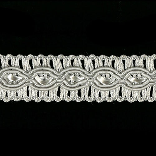 76649 Braid Gimp 20mm Silver Grey