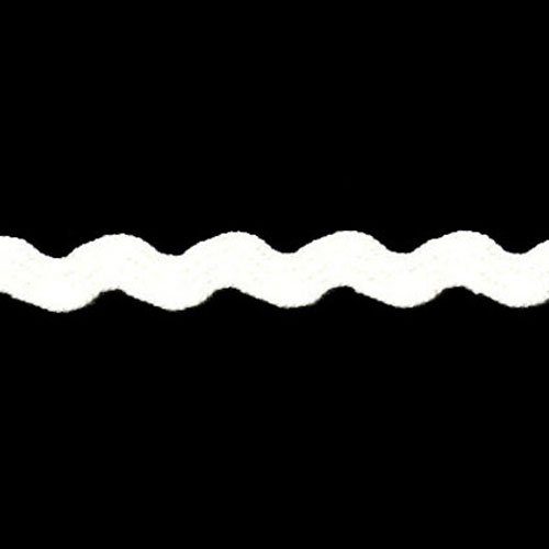 76659 Braid Ric Rac 6mm Off White