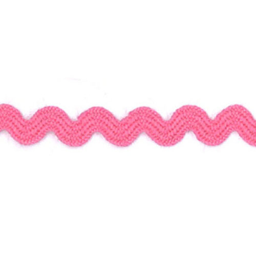 76663 Braid Ric Rac 6mm Lolly Pink