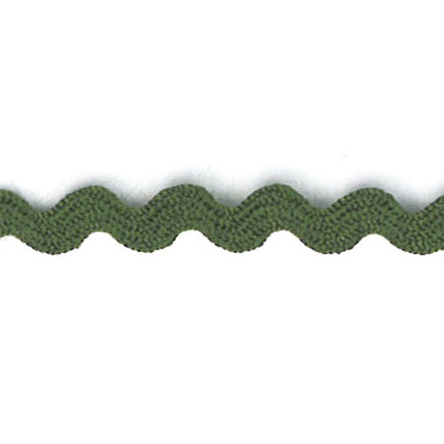 76670 Braid Ric Rac 6mm Olive