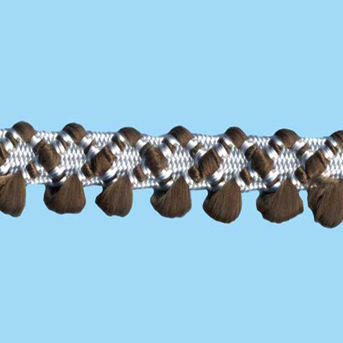 76763 Braid 8mm White Brown