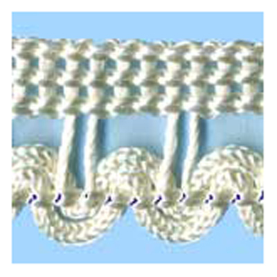 76780 Braid 17mm Cream