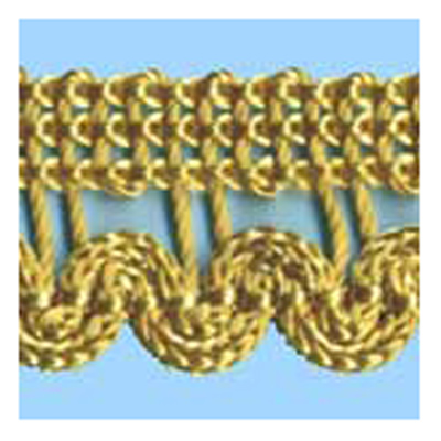 76798 Braid 17mm Harvest Gold