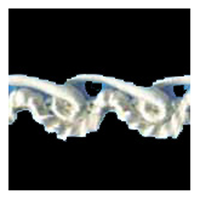 76832 Braid Gimp 8mm Bridal White