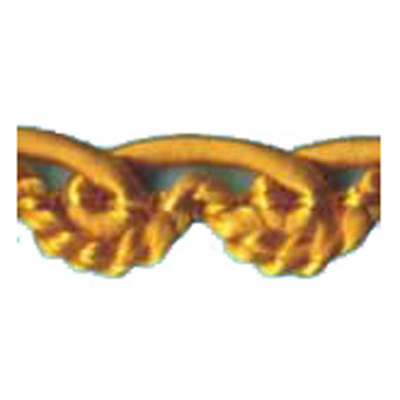 76853 Braid Gimp 8mm Burnt Gold