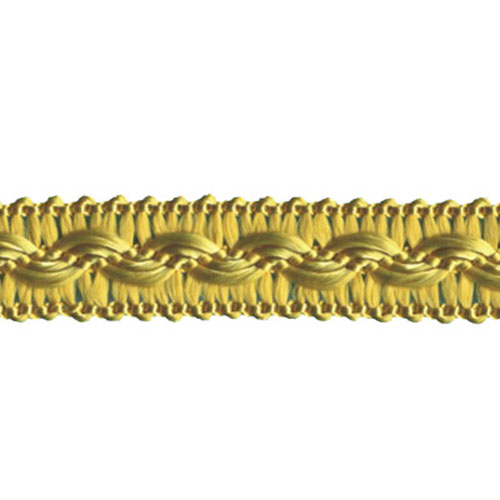 76904 Braid Gimp Narrow 12mm Harvest Gold