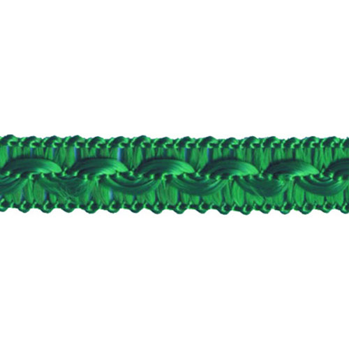 76908 Braid Gimp Narrow 12mm Emerald