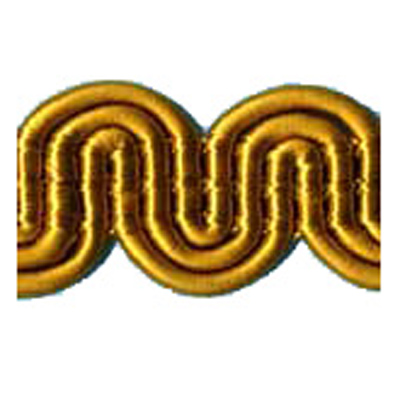 76959 Braid Gimp 18mm Burnt Gold