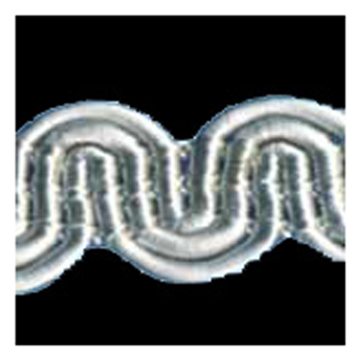 76967 Braid Gimp 18mm Silver Grey