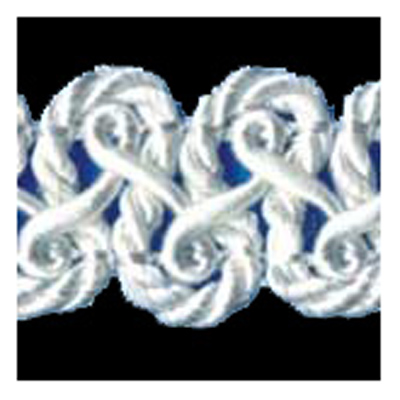 76993 Braid Gothic 18mm White