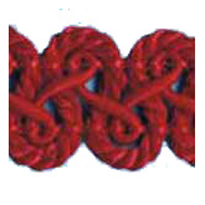 77005 Braid Gothic 18mm Claret