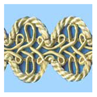 77049 Braid 27mm 2370-6 Wheat
