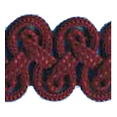 77165 Braid Gothic 18mm Burgundy