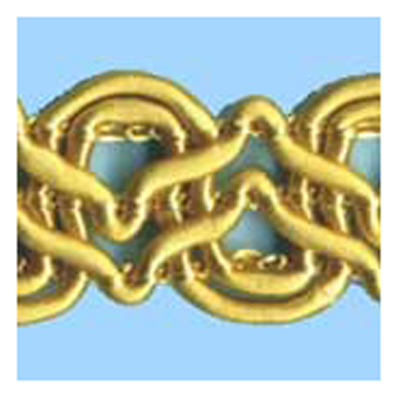 77222 Braid 18mm Harvest Gold