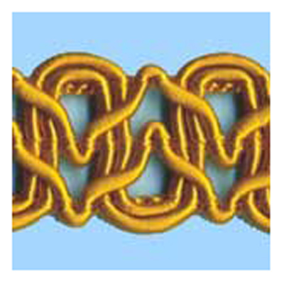 77224 Braid 18mm Old Gold