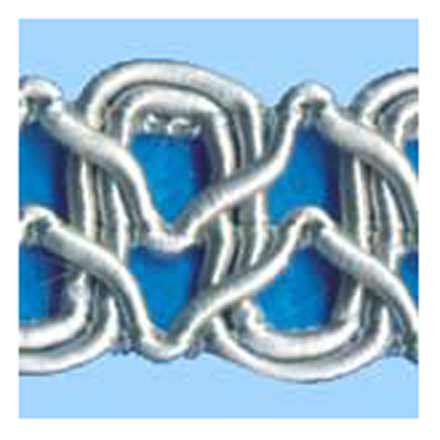 77232 Braid 18mm Silver Grey