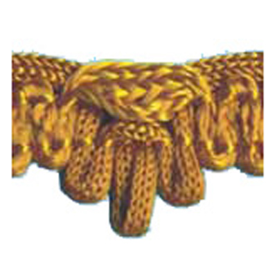 77277 Braid Scalloped 22mm Burnt Gold