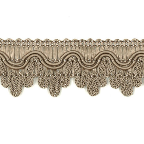 77315 Braid Scalloped 30mm Light Beige